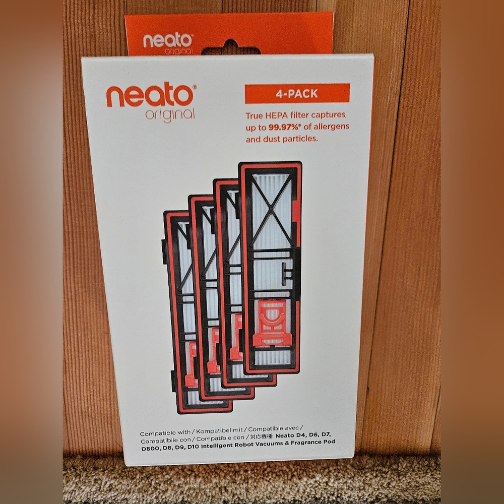 Neato Fragrance Pod-Compatible True HEPA Filters (3-Pack)